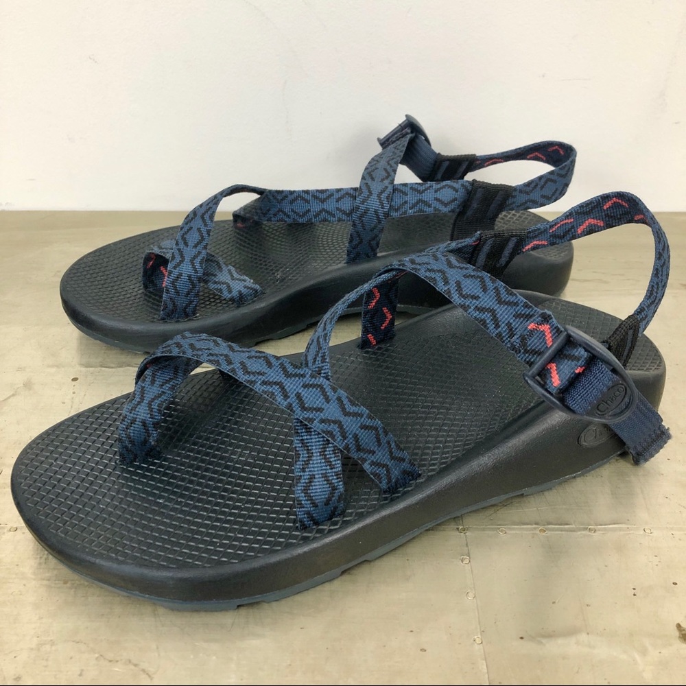 Chaco Z/2 Classic Sandals Stepped Navy Print